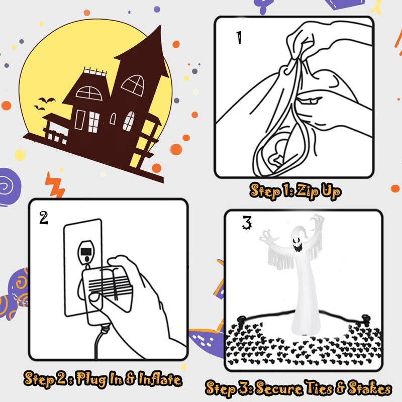 Blow up Ghost Inflatable