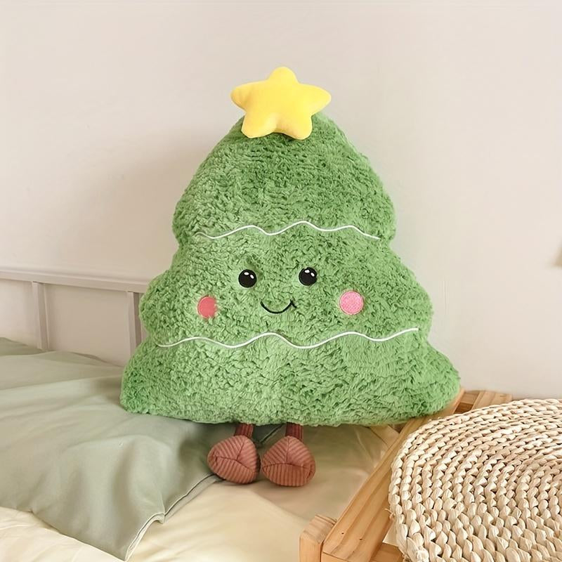 Christmas Vivid Tree Pillows,Throw Pillows,Decorative Cute Pillows for Christmas Party Outdoor Home Cushion Decorations Christmas Thanksgiving Gift