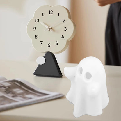 Cute Ghost Sculpture Resin Ghost Statue Small Scary Halloween Ghost Sculpture Figurine Rude Ghost Ornament for Home Decor