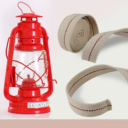 2 Roll/13 Feet Flat Oil Lamp Wick, 1 Inch Cotton Wick Replacement for Kerosene B