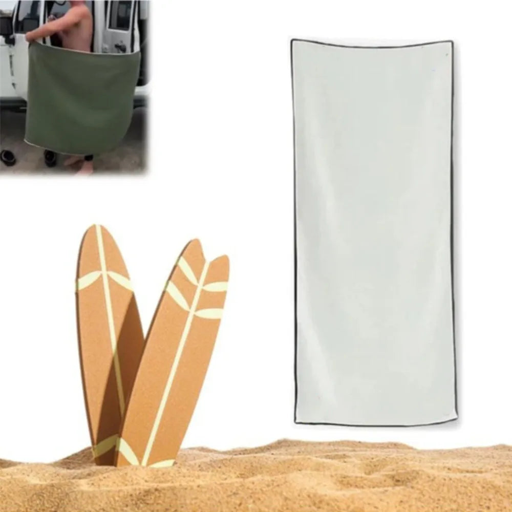 Outdoor Magnetic Bath Towel Fiber Quick-Drying Bath Towel Magnet Towel Outdoor Bath Towel Beach Towel Bathroom Accessories