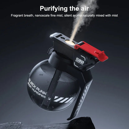 Grenade Humidifier Esports Cyberpunk Air Humidifier Decorative Grenade Essential Oil Aromatherapy Humidifier Creative Diffuser