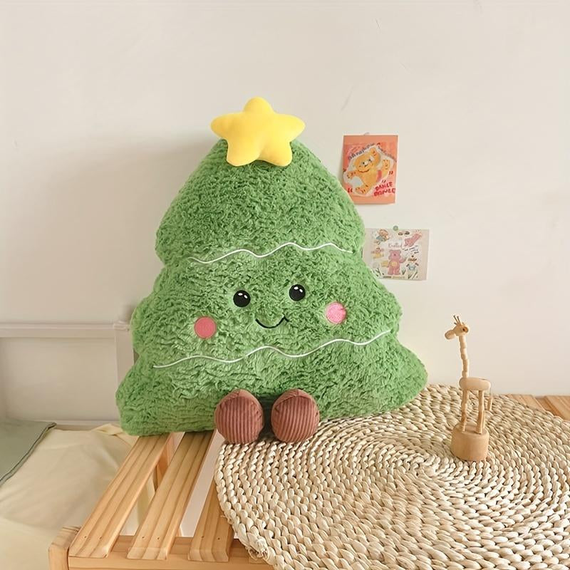 Christmas Vivid Tree Pillows,Throw Pillows,Decorative Cute Pillows for Christmas Party Outdoor Home Cushion Decorations Christmas Thanksgiving Gift