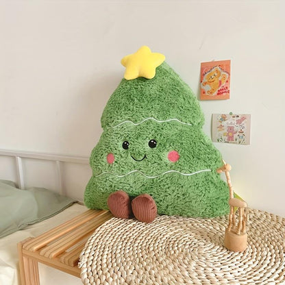 Christmas Vivid Tree Pillows,Throw Pillows,Decorative Cute Pillows for Christmas Party Outdoor Home Cushion Decorations Christmas Thanksgiving Gift