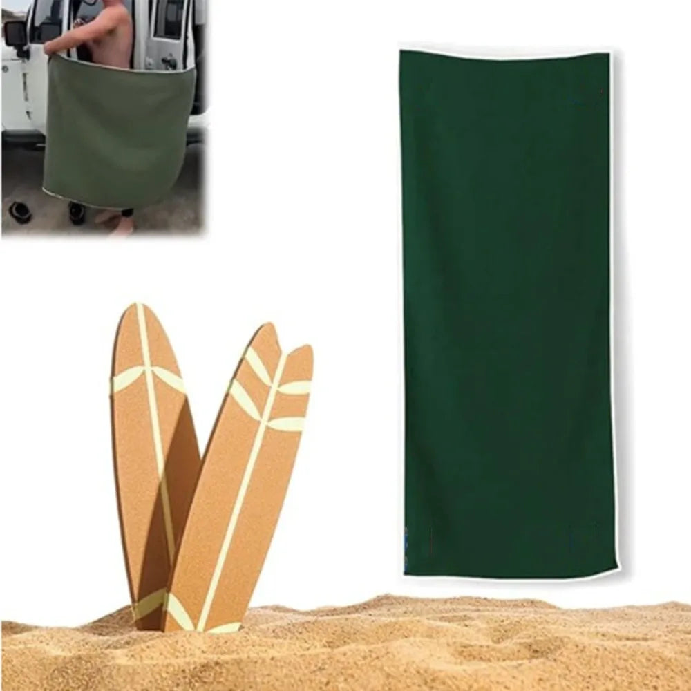 Outdoor Magnetic Bath Towel Fiber Quick-Drying Bath Towel Magnet Towel Outdoor Bath Towel Beach Towel Bathroom Accessories