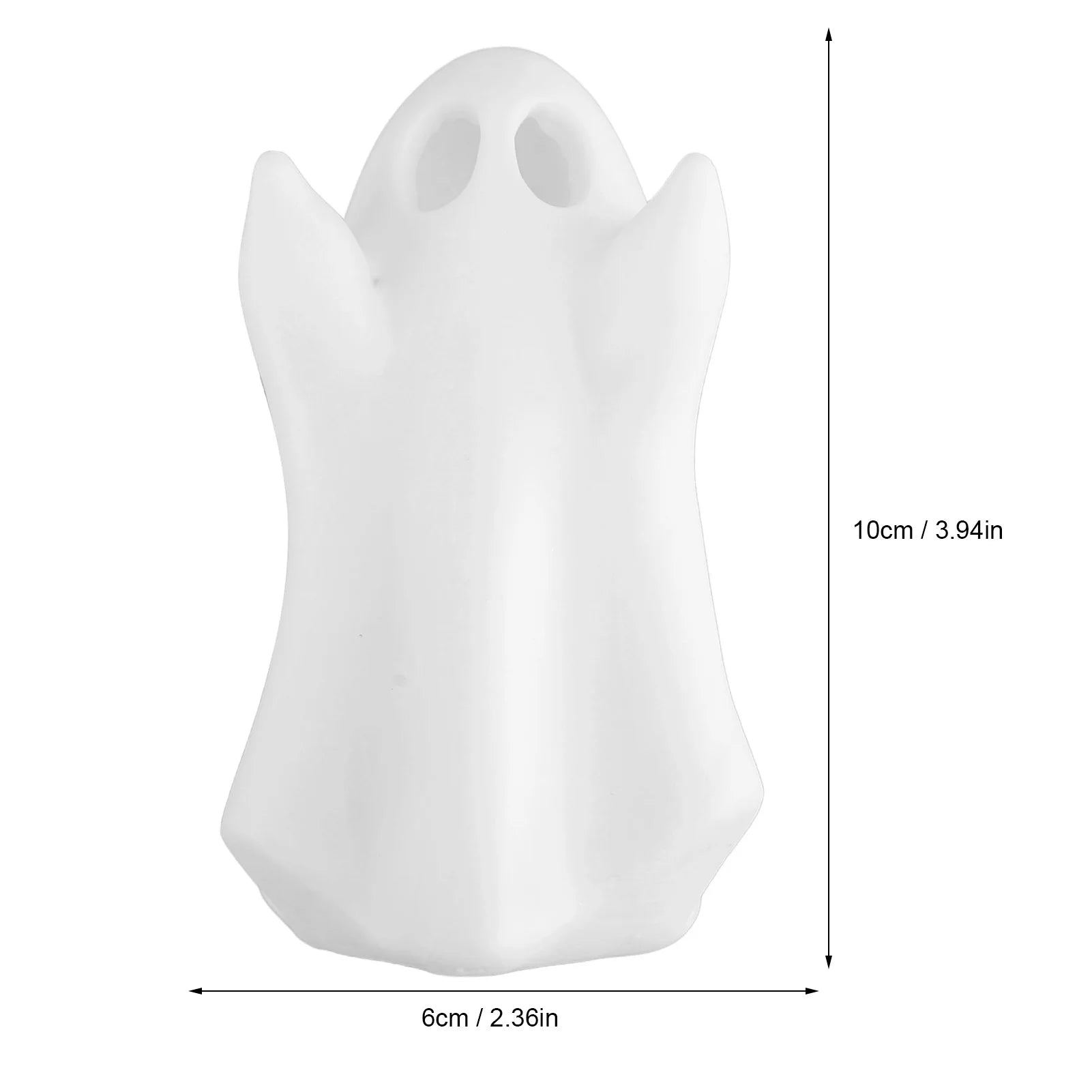 Cute Ghost Sculpture Resin Ghost Statue Small Scary Halloween Ghost Sculpture Figurine Rude Ghost Ornament for Home Decor